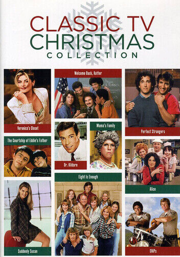 DVD Clásico TV Colección de Navidad (juego de 4 discos) NUEVO Familia de mamá, Alicia, CHIPS - Imagen 1 de 1