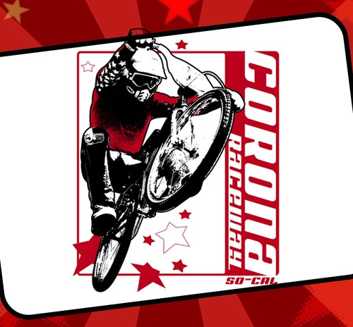 Corona BMX Race Track SoCal T-Shirt WHITE GT Mongoose Redline Hutch GR. M - 2X - Bild 2 von 2