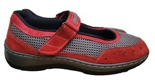 Orthofeet Mary Jane Shoes Women Size 10.5 Chattanooga Red Gray Classic Chick