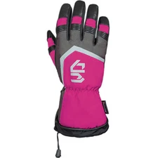 Choko Women's Fuchsia Pink Nylon Snowmobile Gloves  S M 225853 H8