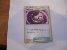 2017 Pokemon Card Sun & Moon Timer Ball 134/149    BB