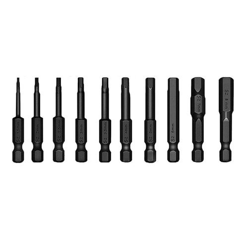 Hex Key Allen Bit Set Quick Change Connect Power Drill Metric SAE Quick Release - Picture 9 of 11