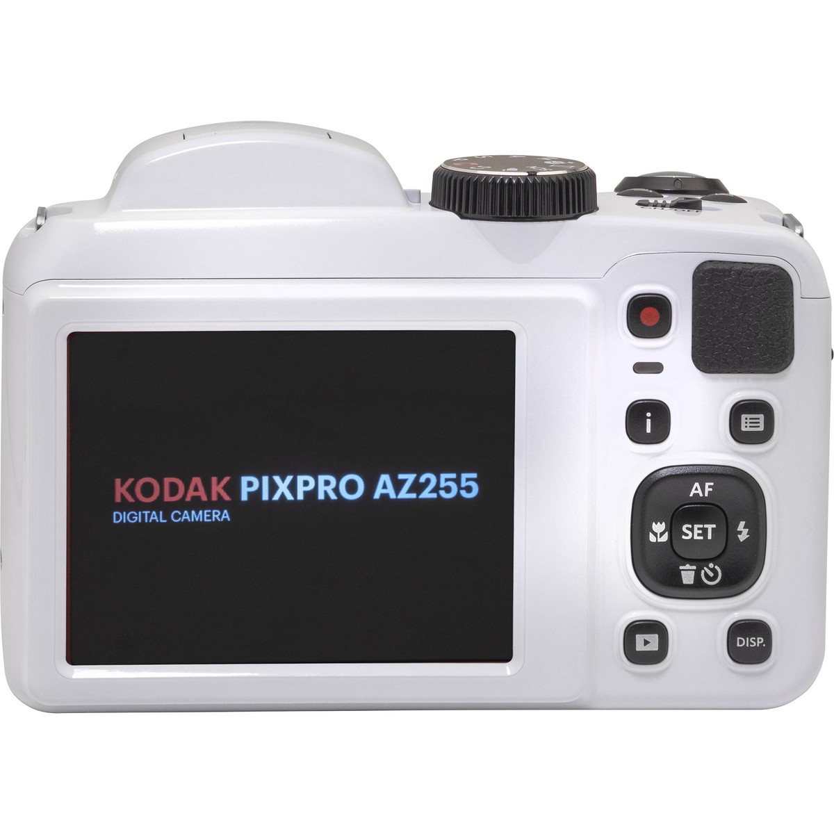 Kodak PIXPRO AZ255 Digital Camera (White) + SanDisk 32GB