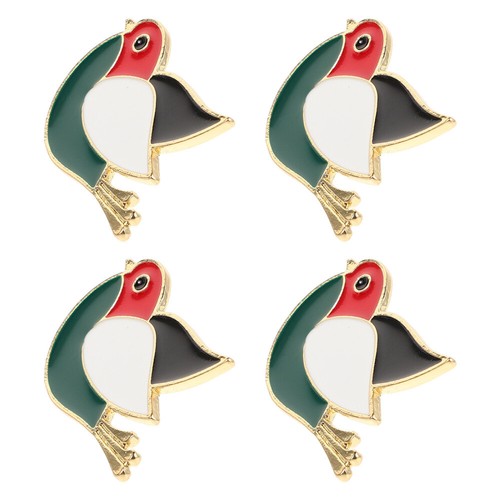 4 Pcs Brooch Badge Palestine Watermelon Pins Us Flag Lapel Lebanese Lebanon