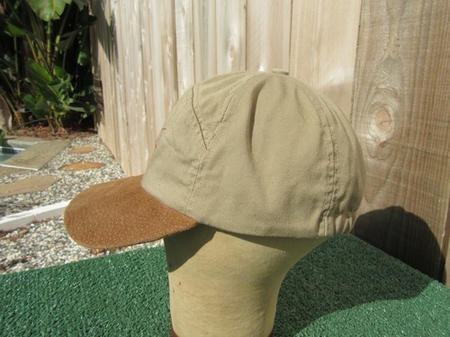 Vintage Brand New Orvis Leather Suede Baseball Hat Cap Size L/XL Made in USA - Picture 3 of 12
