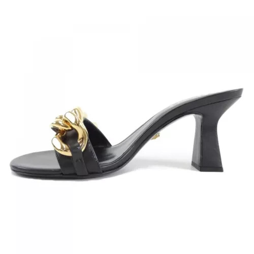 Sandali donna in pelle colore nero VERSACE taglia 38 - Foto 3 di 5