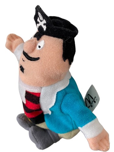 Captain Pugwash McDonalds Happy Meal Plüschtier Kuscheltier 2001 sehr guter Zustand - Bild 3 von 6