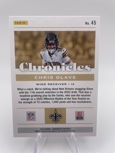 2022 Panini Chronicles Football Base Set Vets/Rookies You Pick Complete Your Set - Picture 123 of 139