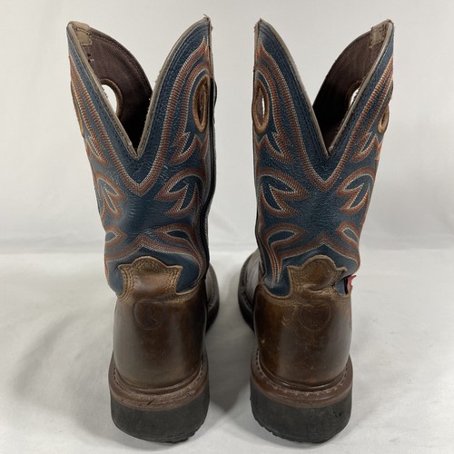 Tony Lama Boots Men's Crazy Horse Buffalo RR3208 Western Boot Size 9 D Cowboy - Picture 10 of 13