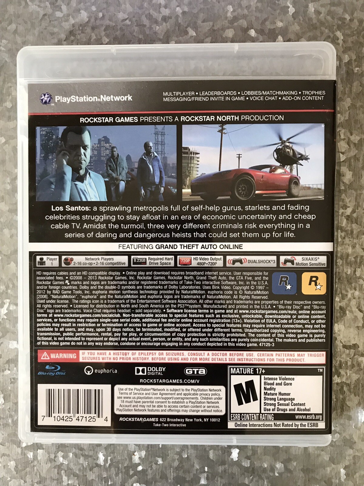 faillissement Klagen werknemer GRAND THEFT AUTO V 5 for Sony PlayStation 3 PS3 Game System *No Scratches* | eBay faillissement Klagen werknemer GRAND THEFT AUTO V 5 for Sony PlayStation 3 PS3 Game System *No Scratches* | eBay