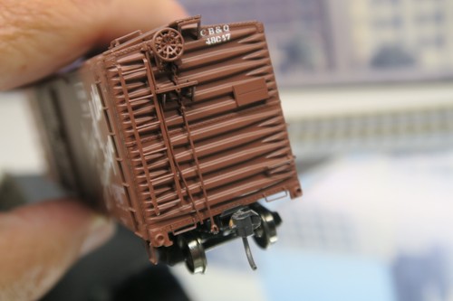 PROTO 2000 HO SCALE #8407 CB & Q 48047 50' AUTOMOBILE BOX CAR! PLEASE READ! - Picture 10 of 22