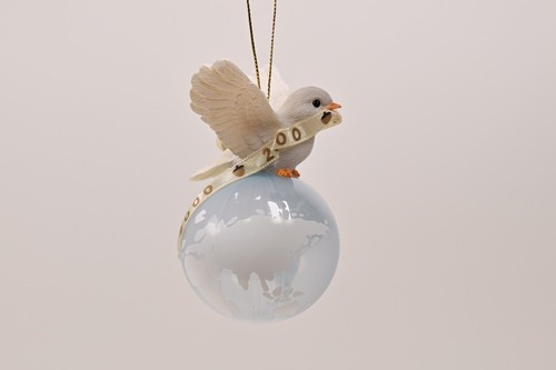 Charming Tails Peace on Earth 86/2000 edición especial, adorno del milenio con certificado de autenticidad - Imagen 7 de 7