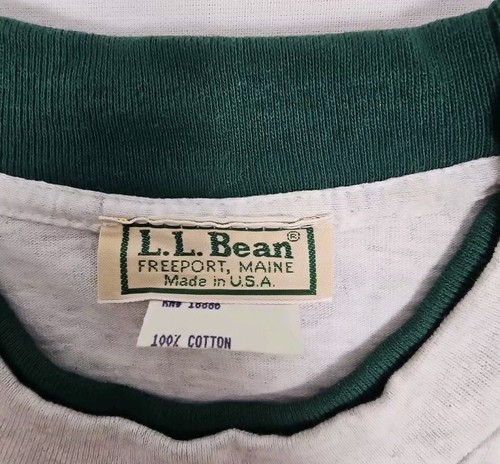VTG LL Bean Hunting Shooting Shirt Mens Large Right Padded Shoulder Short Sleeve - Picture 7 of 17