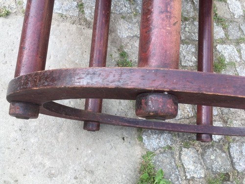 Original Otto Prutscher / Gebrüder Thonet - um 1910 - ovaler Tisch - Bild 8 von 11