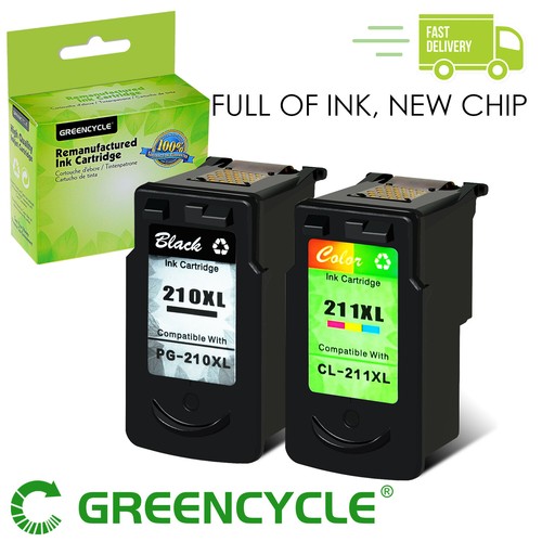 Cartucho de tinta compatible PARA Canon PG-210XL CL-211XL iP2700 MP250 MP280 MP495 - Imagen 13 de 15