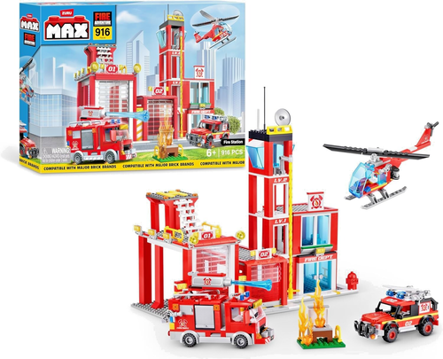 MAX Adventure Fire Station Playset (865 pieces) - Picture 3 of 6