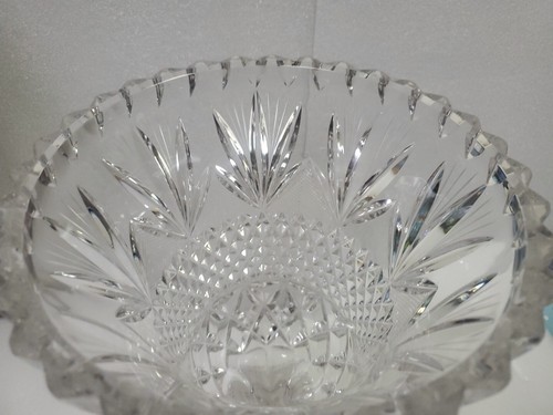 SEHR GROSSE Bleikristallglas Vase handgeschliffen 12" hoch Vintage - TOP ZUSTAND - Bild 10 von 14