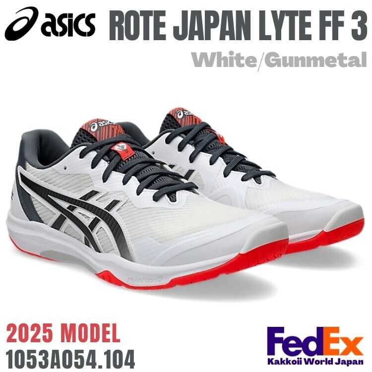 ASICS Volleyball Shoes ROTE JAPAN LYTE FF 3 White Black