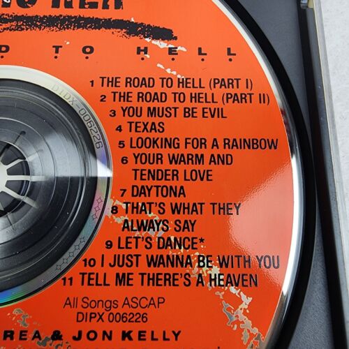 1989 Promotional CD Road to Hell By Chris Rea Original Geffen Records Audio CD - Imagen 5 de 12