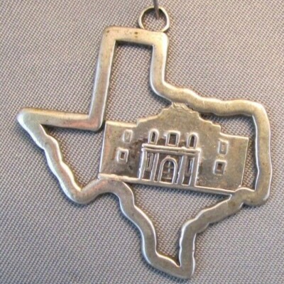 The Alamo Mission Charm Sterling Silver The Alamo Mission Charm Sterling Silver