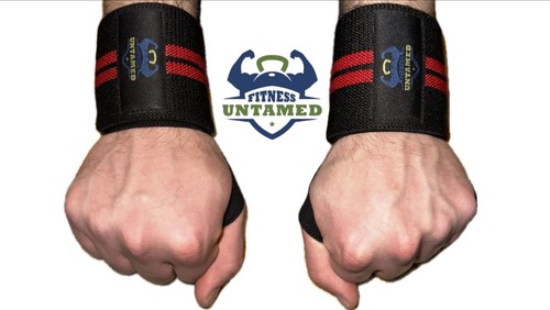 Weight Lifting Wrist Wraps Gym Workout Training Support Straps - Picture 1 of 5