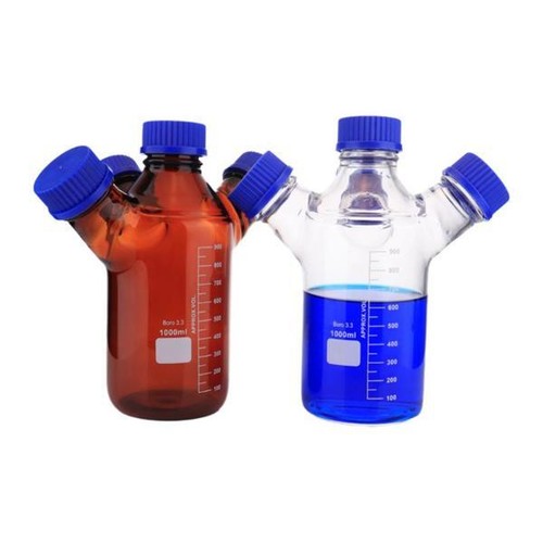 250-2000ml Transparent Amber Reagent Bottle Laboratory Glassware HPLC Solvent - Picture 3 of 11