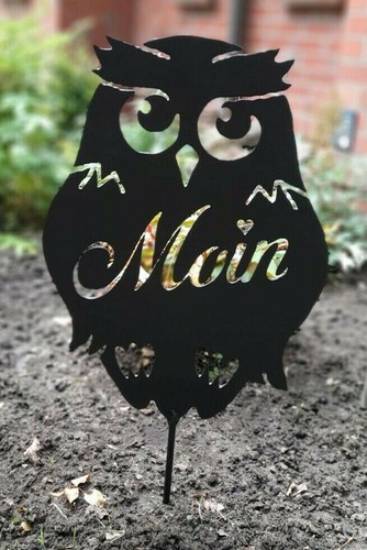 Búho Moin de acero 3mm 40cm-70cm la decoración especial con encanto  - Imagen 1 de 2