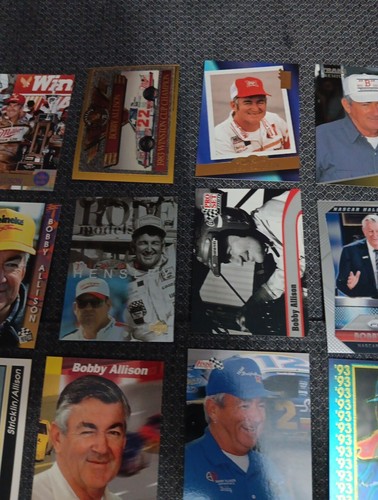 Bobby Allison LOT of 25 different Cards Nascar HOF Alabama Gang Racing Legend A - Picture 3 of 19