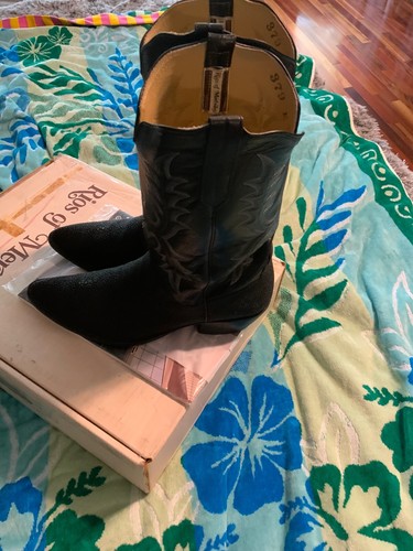 Vintage Rios of Mercedes Stingray Boots, Black, 11D, Near Mint! - Picture 2 of 10
