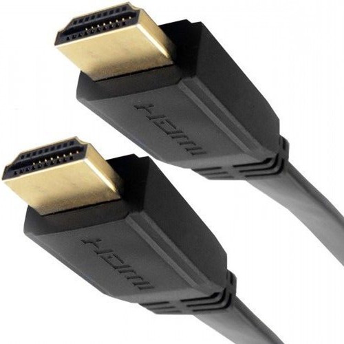 Cable HDMI plano premium v1.4 dorado alta velocidad con Ethernet HDTV CD ARC 4K plomo - Imagen 8 de 24