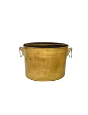 Brass Vintage Magazine Holder Divided Multipurpose Container Classic Decor