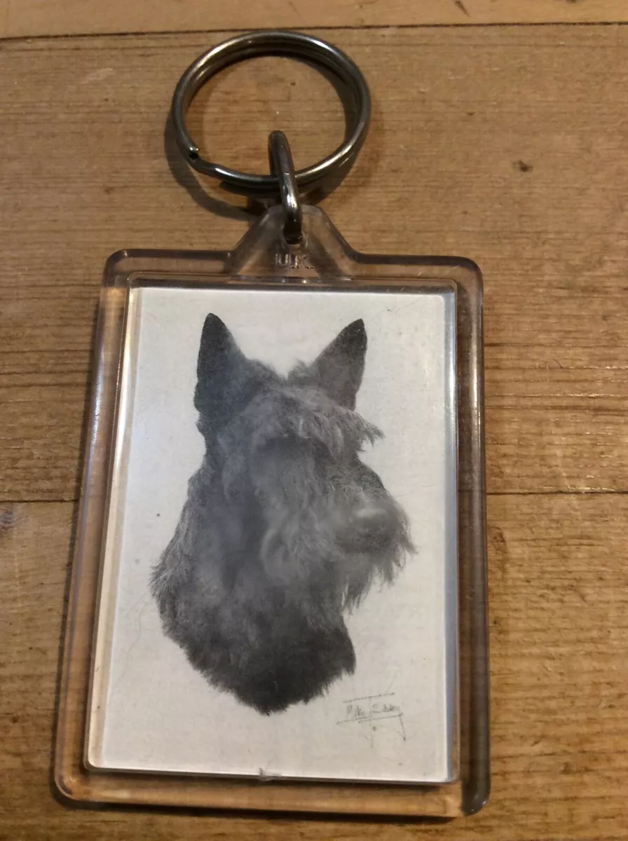 Scottie dog keyring cheap