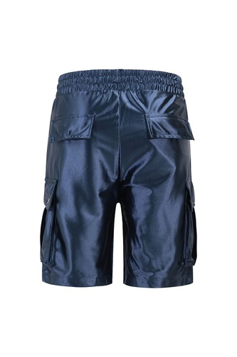 WEIV Men's Casual Essential Satin Drawstring Cargo Shorts SP0338 - Picture 6 of 45