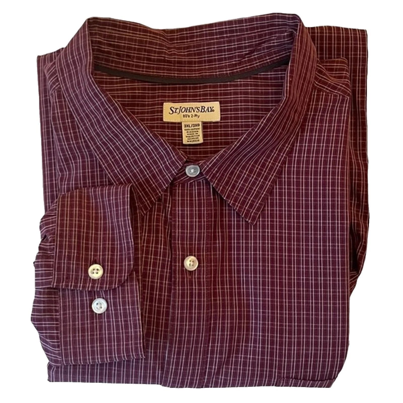 St. John's Bay 100% Cotton Dress Shirts for Men