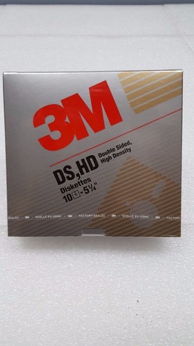 3M 12100 High Density DS HD 5 1/4" Disketten NEU & VERSIEGELT, 10 Boxen à 10 Festplatten - Bild 1 von 7