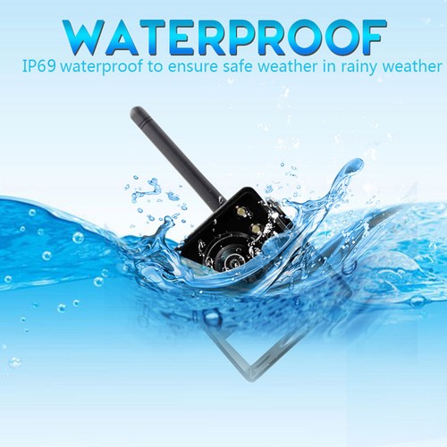 175°WiFi Wireless Car Rear View Cam Backup Reverse Camera For iPhone Android IOS - Picture 7 of 15