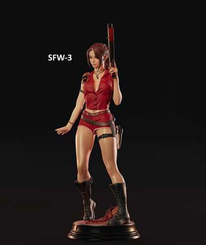 ClaireRedfield ResidentEvil Fan Art Sculpture Fully Painted Made to order - Picture 16 of 21