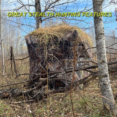 SPUR Lightweight Ground Blind: Durable 2-4 Person Tent for Stealthy Hunting - Picture 7 of 11
