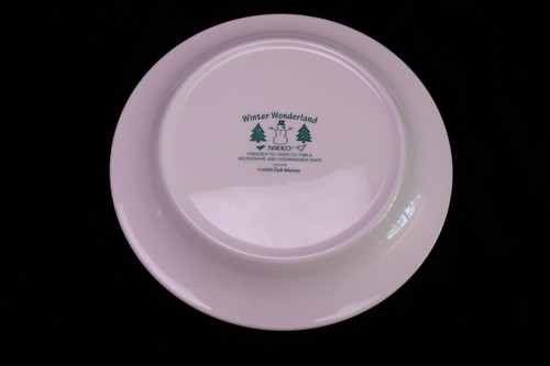 Nikko Winter Wonderland Salad Plate (s) 8 1/8 " Tree - Picture 2 of 4