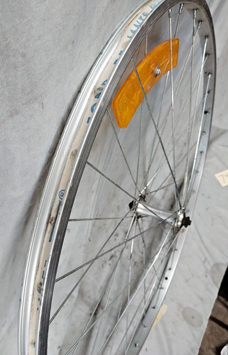Weinmann 27" Front Road Bike Wheel Sovos Hub Silver 100mm PV QR Vintage Ships US - Picture 8 of 9