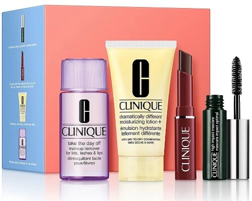 Clinique 4 piece Discover Kit, LIMITED EDITION NEW WITH BOX