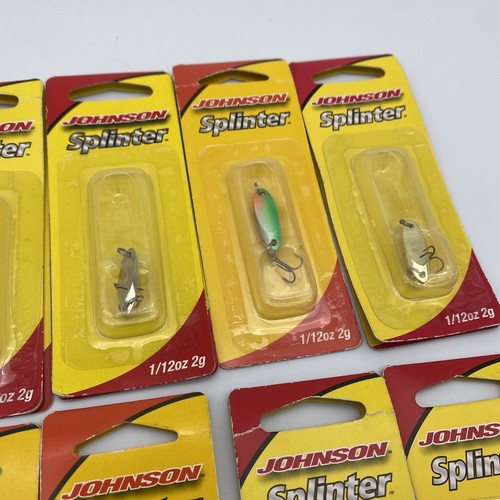 (10 Packs) Johnson Splinter Fishing Spoons Lot 1/12oz VARIOUS COLORS! FAST SHIP! - Picture 3 of 9