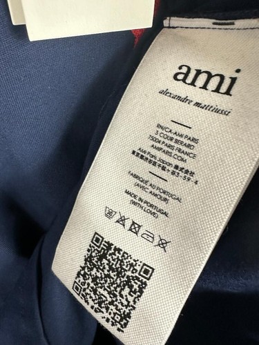 Ami De Couer Nautic Blue Regular Fit UTS001 Crew Neck T-Shirt Size S £130 RRP - Picture 4 of 7