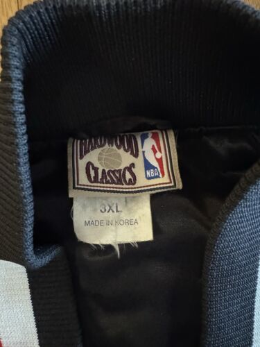Vintage Portland Trailblazers NBA Hardwood Classics Bomber Black Jacket XXXL - Picture 3 of 13