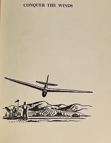 Vintage CONQUER the WINDS by Ernie Rydberg Sail Planes 1957 1st Ed HCDJ - Imagen 8 de 11