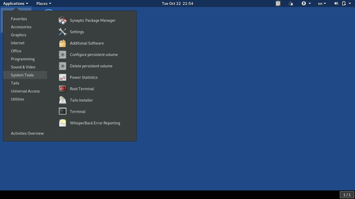 Tails 6.18 Linux Anonymous Browsing on Bootable 64GB USB 3.2 Flash Drive - Bild 5 von 8