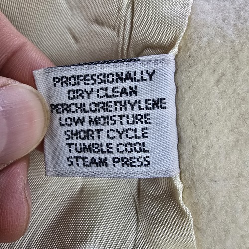 Vintage Forecaster of Boston Jacket Womens 10 Cream Wool Blend Pea Coat 60s READ - Picture 10 of 14