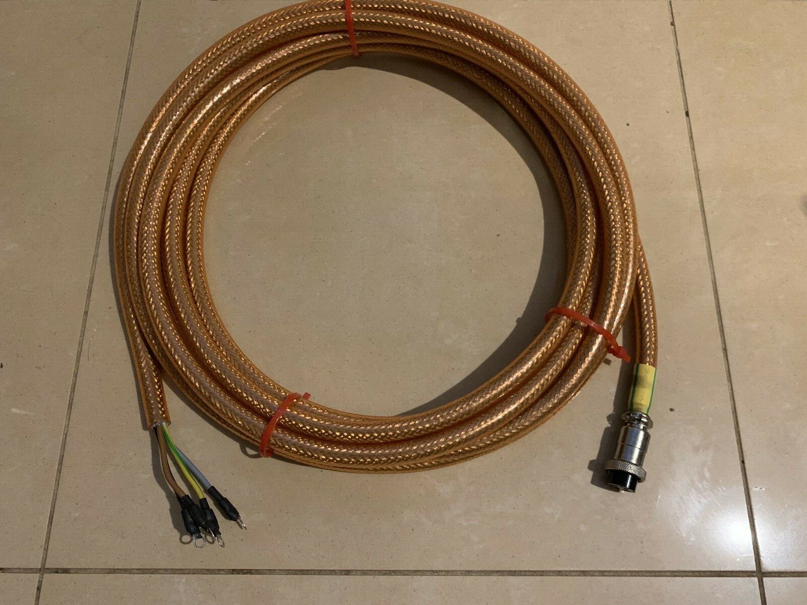 Assembled CNC VFD Cable 6m 1.5mm2 Double Shielded For 1.5KW Spindle eBay