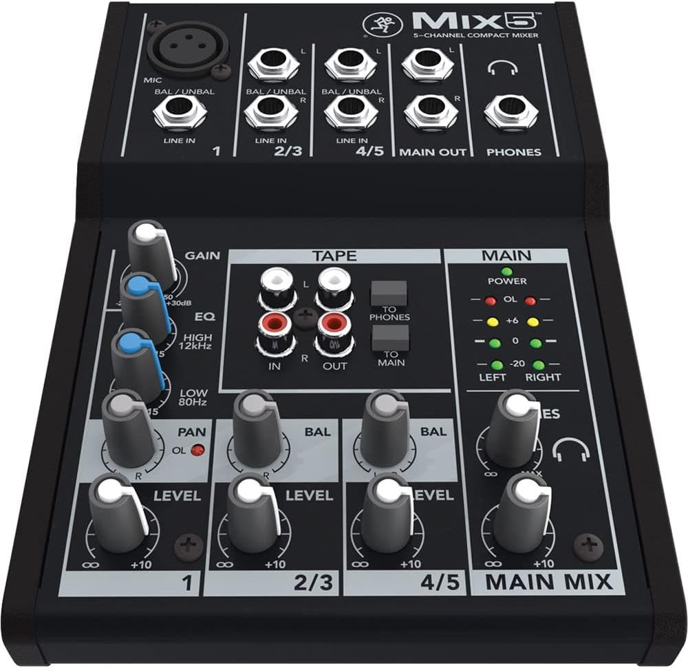 Mix5 5-Channel Compact Mixer