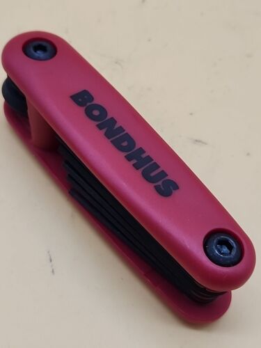 Bondhus Gorilla Grip Hex Fold Up Wrench Set Metric MM 2-8mm 12587 USA - Picture 6 of 6